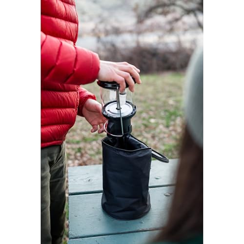 Image of Stansport Propane Mantel Lantern - Outdoor Light with Adjustable Brightness, Carry Handle, Ventilated Hood, High-Output, Portable, for Emergency, Backpacking, Camping - Mantels Included