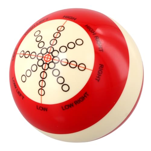 QWORK Training Billiards Cue Ball, AAA Grade - 2-1/4'', 6 oz Profession Resin Billiard Accessories Practice Balls, for American Billiards Eight Balls, for Training Advanced and Beginner Players