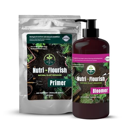 Nutri Flourish Fertilizante Granulado en Polvo, 2 Pack miniatura 1