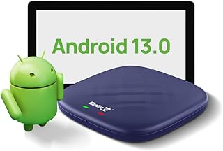 Carlinkit Android 13.0 Magic CarPlay Ai Box for car with Wired CarPlay,8+128G,Online Upgrade,Dual Bluetooth,8-Core,Bulit-in GPS,YouTube,Netflix,Hulu,Wireless CarPlay&Android Auto,SIM&TF Card etc
