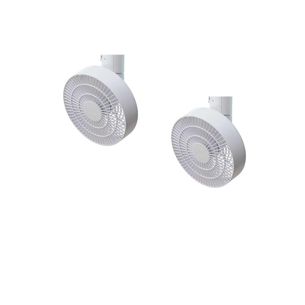 Amazon | 003431 2台セット DUCT RAIL FAN 3D (WH) ダクトレールファン