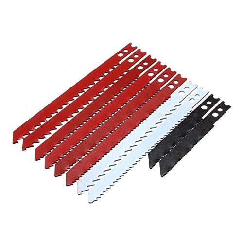 Lame de scie Ensemble for Black & Decker Lames de scie sauteuse Bois Plastique Métal 10pcs Outil Multi-fonction
