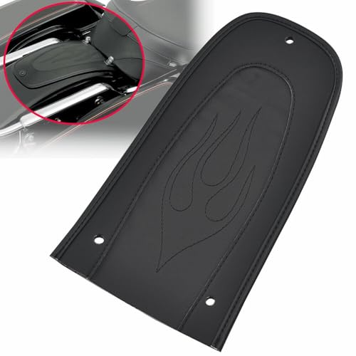 Almohadilla trasera de cuero para viajar en Harley Touring Electra Glide 2