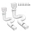 2pcs white 2pcs white