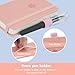 STNRST-IN 3 Pack Small Journal, Small Notebook with 3 Pens, A7 Hardcover Pocket Notebook Ruled 3.1