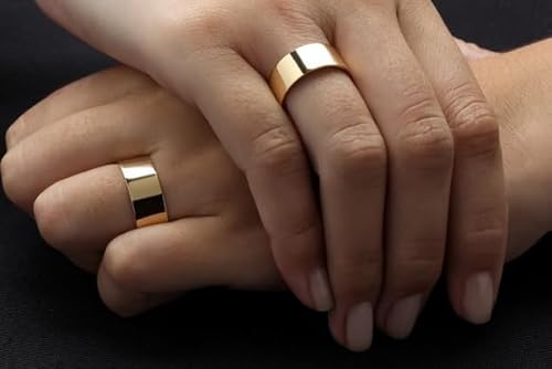 Aliança Par Italiana Ouro Banhada Reta Anatômica com Anel Solitário com Zirconia e Caixa de Veludo C