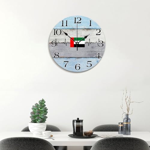 Horloge murale Émirats arabes unis cadeau vintage idéal ami