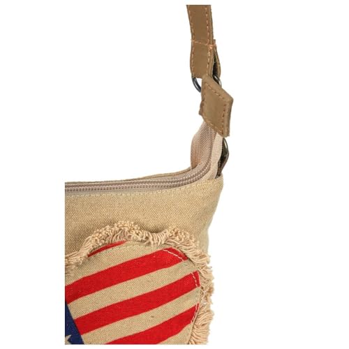 American - Wristlet Wallets for Women and Crossbody Sling Bags for Women, Handbags for Women, 100% Cotton Canvas4