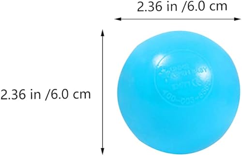 Miniatura 6 de PATKAW 50 bolas de juego a prueba de aplastamiento, bolas de plástico para hoguera, pelotas de piscina para niños, tienda de campaña, pelotas de