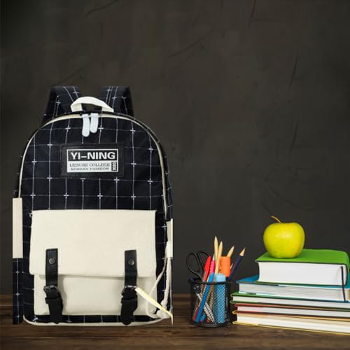 Image of Tinytot 30 Litre Japanese Korean Style School Bag Water-Resistant Laptop & Travel Backpack - Unisex Large 18 Inches Multipurpose Student Backpack for Boys & Girls, Men & Women