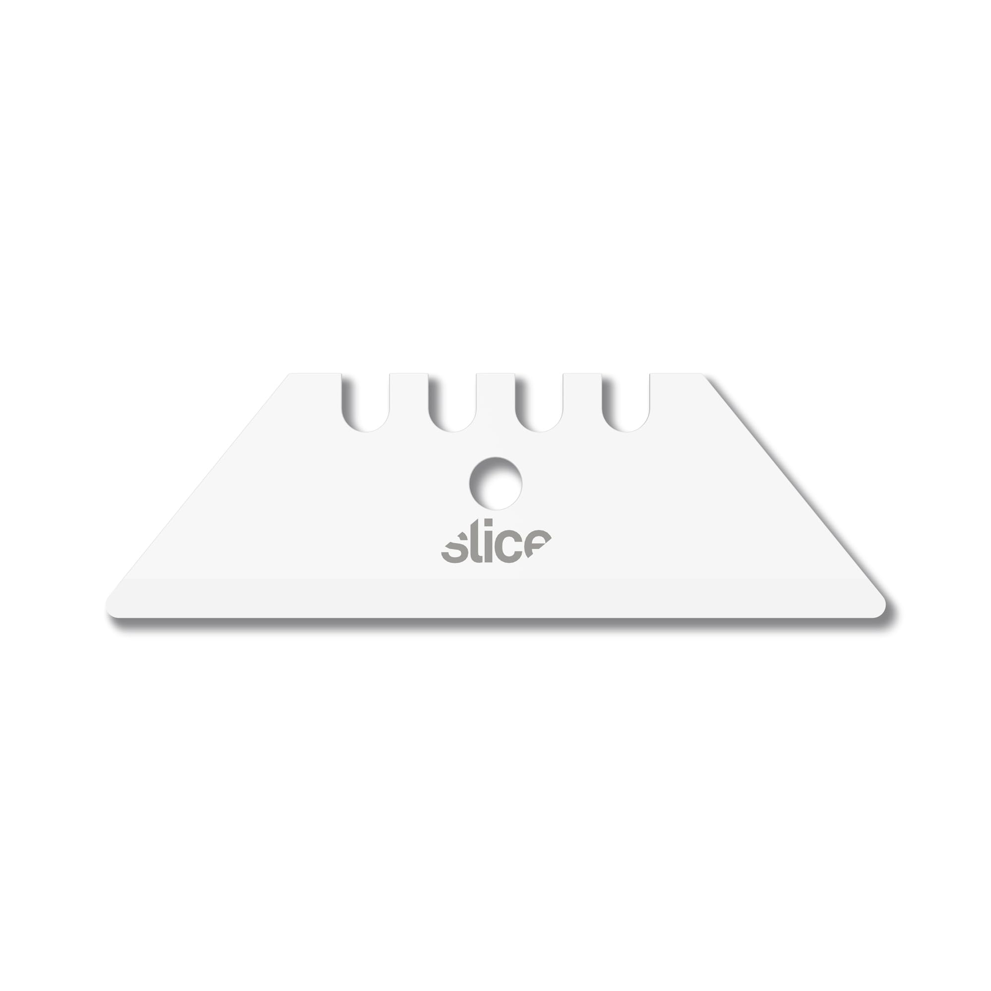 Slice 10524 Lame trapezoidali (arrotondate) • 2 lame di ricambio • Lame universali su entrambi i lati in ceramica per taglierino Slice • Durevoli, antiruggine, non magnetiche