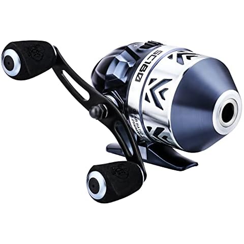 RUNCL Spincast Fishing Reel, Upgrade No-Rust Push Button Casting Design, 4.0:1 Gear Ratio, 17.5 LB Max Drag, Reversible Handle for Left/Right, Includes Monofilament Line, Gift for Fishing Lover Cover