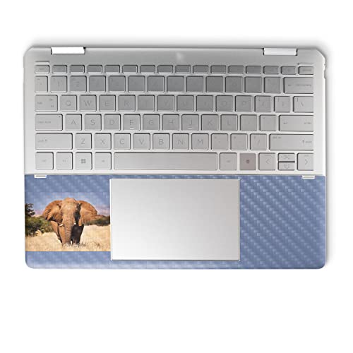 Image of MightySkins Carbon Fiber Skin Compatible with HP Spectre x360 14 inch (2022) Full Wrap Kit - Elephant | Protective, Durable Textured Carbon Fiber Finish | Easy to Apply | Made in The USA