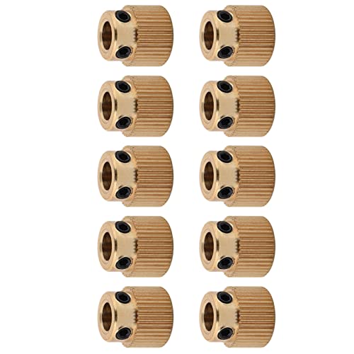 Dual Gear Extruder, Extruder Gear MK7/MK8 Extruder, Most 3D Printers， with High Precision Teeth Drive Gear for Most 3D P