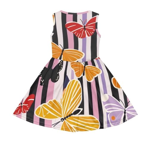 Cute Animal Dress for Girls Sleeveless Loose Fit Summer Dresses with Pockets Swing Sundress2