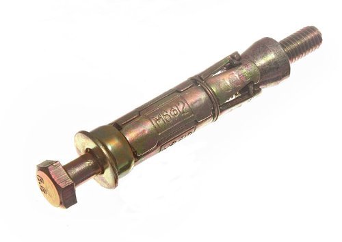 Boulon d'ancrage M6 solide pour fixer vos rayonnages de garage sans effort - Lot de 24