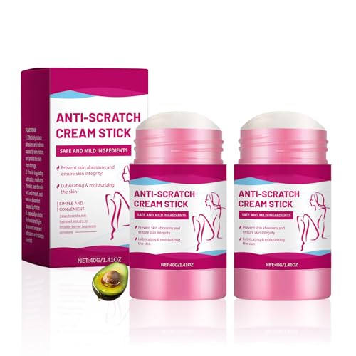 Anti Wundreib Stick 2 Stück Anti Chafing Stick Wirksamer Oberschenkel Reiben Schutz Wundreibstick gegen Chafing Reduziert Reibungen und Hautreizungen Für Oberschenkel Schultern Brust und Füße