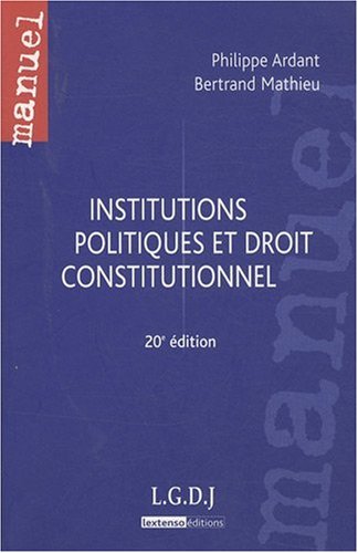 Télécharger Institutions politiques et droit constitutionnel Livre PDF Gratuit