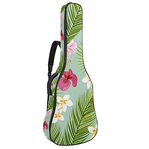 Housse de guitare acoustique 106cm sac à dos rembourré pour guitare folk classique basse