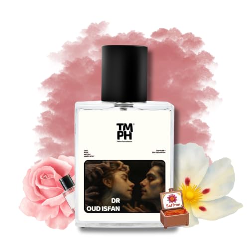 Image of TMPerfumehouse DR Oud Isfan EDP for Men & Women | Oud, Floral & Long Lasting Perfume Spray | Warmspicy, Rose & Woody Fragrance | Luxury Gift for Him & Her | TMPH | 50ml