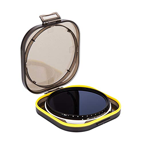 Image of JJC F-NDV58 58mm Variable Neutral Density Filter for Camera Lens Photography, ND2 - ND400 Adjustable ND Filter, Black