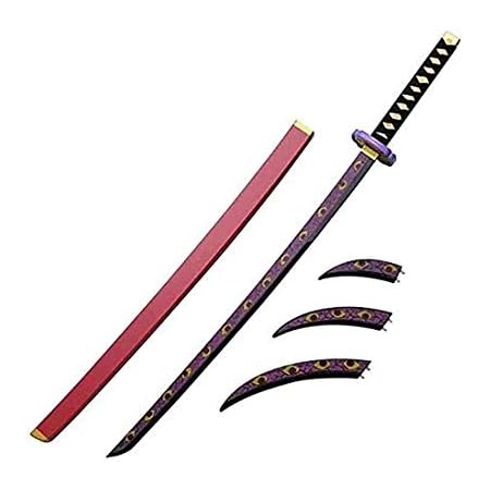 Amazon 鬼滅の刃 黒死牟 日輪刀 コスプレ こくしぼう 刀 継国巌勝 模造刀 日本刀 剣 武器 木製 コスプレ道具 Cosplay 用 105cm カスタムメイド コスプレ 仮装 通販