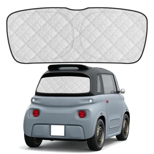 Pare-soleil pour pare-brise arrière Citroen Ami, protection anti-UV sur mesure pliante
