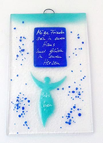 Placa de cristal de ángel azul: un amparo de paz para tu hogar 2