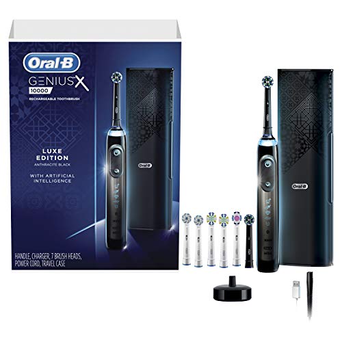 Oral-B GENIUS X LUXE Electric Toothbrush With 7 Oral-B Replacement Brush Heads