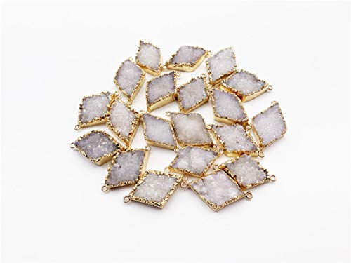 Image of YGLINE Boho Handmade Wrap Leather Tube Crystal Stone Bracelet for Women