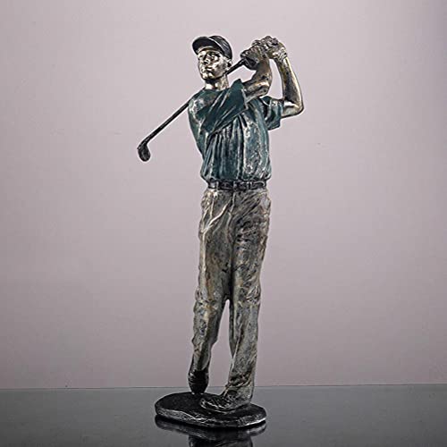 Figura Decorativa Golf Moderno en Resina Verde miniatura 3