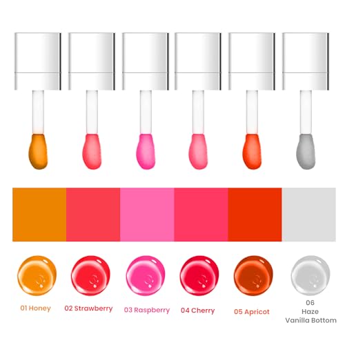 Beauty Forever Wonder Lip Glow Oil, & Lip Gloss, Tinting Lip Balm Hydrating & Nourishing Lipstick 6mls (02 Strawberry) - Image 6