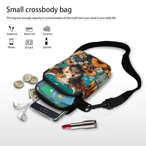 Image of Lightweight Small Crossbody Bags Cell Phone Purses Travel Pouch Shoulder Bag for Women