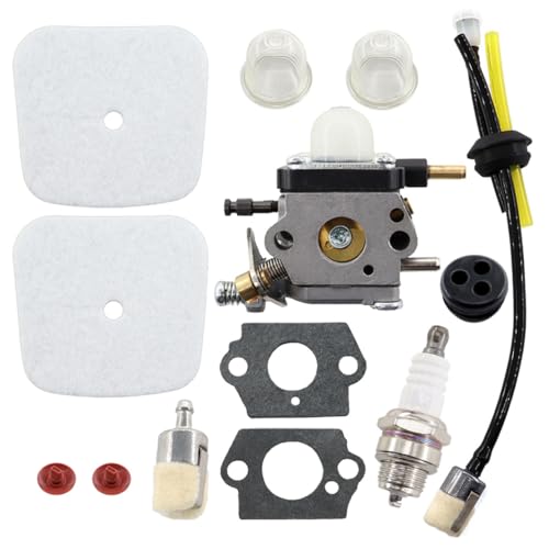 MCHNIC Carburateur avec filtre à air Filtre à carburant Tuyau pour Mantis 2 temps 7222 7222E...