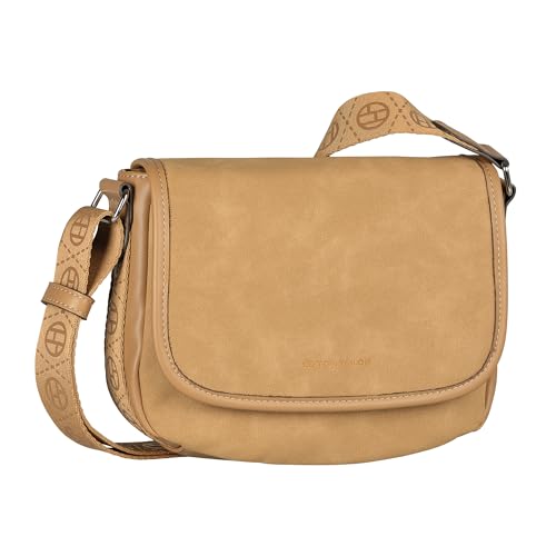 TOM TAILOR Yara Damen Satteltasche Umhängetasche Klein Braun