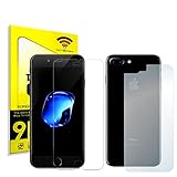 actecom® Protector Pantalla para iPhone 7 Plus/iPhone 8 Plus / 5,5' Delantero Y Trasero Cristal Vidrio Templado
