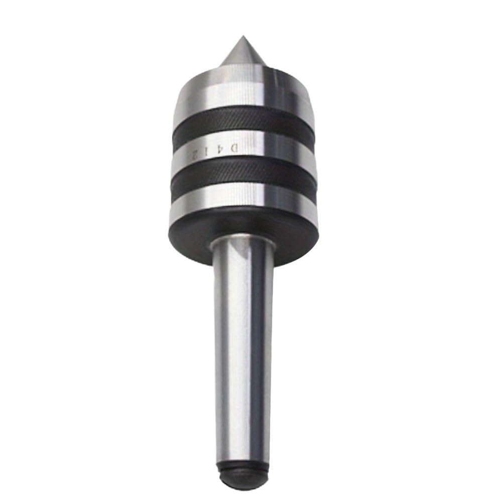 Live Tailstock Center, MT2 Heavy Duty Morse Taper Lathe Carbide Tipped Live Center for Turning CNC Machining