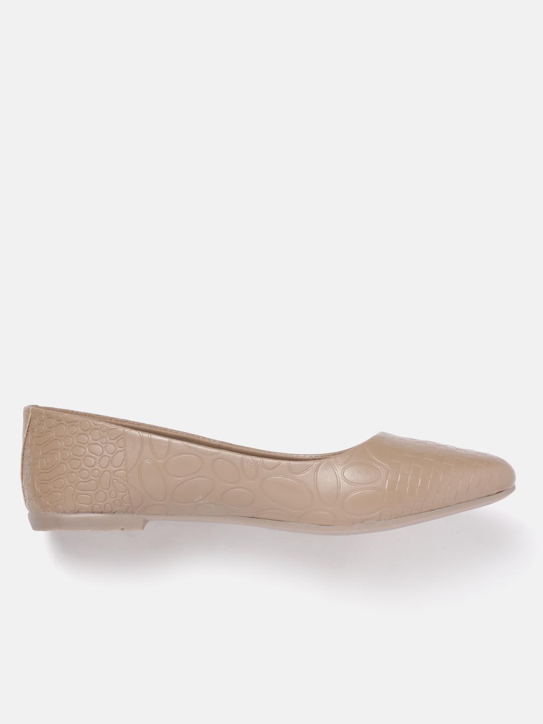 Marc Loire Women's Slip-On Flat Ballerina Shoes for Casual Wear (Beige, UK Footwear Size System, Adult, Women, Numeric, Medium, 6) 2