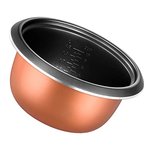 Mipcase Olla Antiadherente para Olla Arrocera Eléctrica Cacerola Multifunción Revestimiento Duradero y Diseño con para Cocinar Arroz Fácilmente