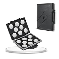 CR2450 Batteriegehäuse, wasserdicht, stoßfest, Knopfzellen-Batteriegehäuse für 16 x CR2450 / CR2430 / CR2412, runde Knopfbatterien, Aufbewahrungsbox für Knopfzellenbatterien nicht im Lieferumfang