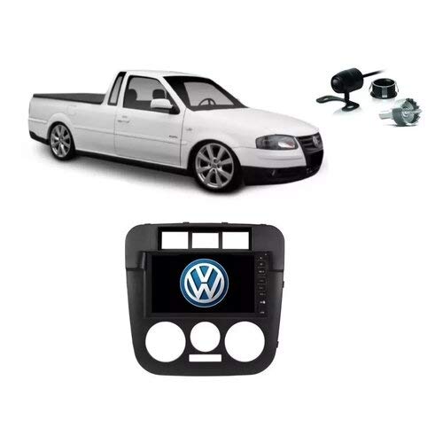 Título Kit Multimídia Saveiro G4 Mp5 C/Câmera De Ré + Moldura