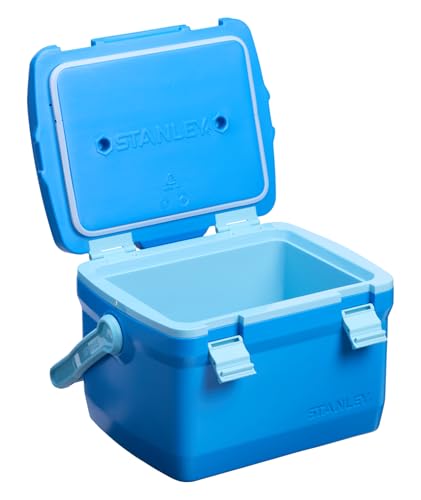 Image of Stanley Adventure Outdoor Cooler 7 qt | Heavy Duty Outdoor Camping Cooler with Easy Carry Handle | BPA-Free | Azure