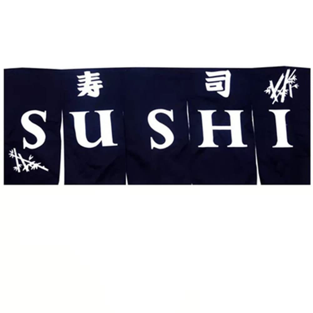 Japanse Sushi Restaurant Banner Noren Opknoping Gordijn Valance Half Venster Gordijn Keuken Decor Wandtapijten 43x210CM (Paraplu Japanse Sushi Restaurant Banner Noren Opknoping Gordijn Valance Half Venster Gordijn Keuken Decor Wandtapijten 43x210CM (Paraplu