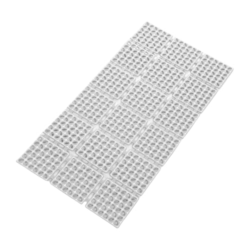 HUSHUI Alfombrilla para Bañera, Alfombrilla de Baño Antideslizante TPE de 15,75 X 31,5 Pulgadas con Orificios de Drenaje y Ventosas, para Piso de Ducha de Baño