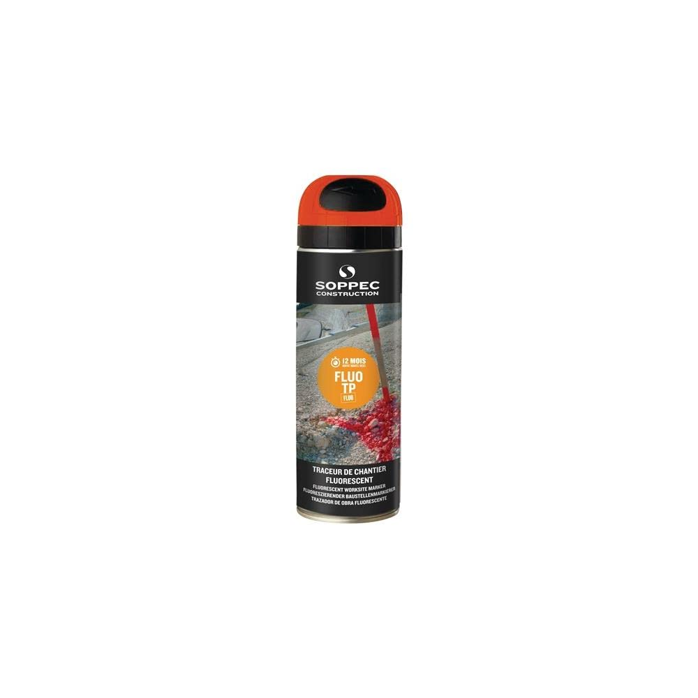 Soppec Fluorescent Orange TP Temporary Marking Spray Paint Construction Survey
