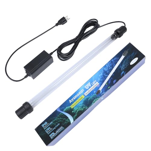 Ayamaxon 55W UV Submersible Aquarium Water Sterilizer