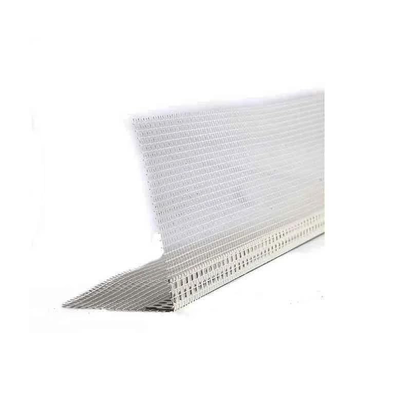 Paraspigolo in pvc con rete in fibra di vetro 8x12 2,5 metri, 5 pz