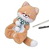 Trousse à crayons mignonne - 11 Pouces Étui à Stylo | Peluche Organisateur Scolaire - Grande capacité pour filles étudiants voyage bureau rangement crayons gommes marqueurs et petits objets personnels