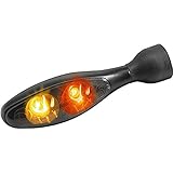  Kellermann Blinker Micro 1000 DF Hinten Gehäuse und Glas, komplett schwarz