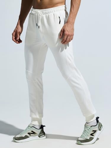 Image of Men Stretchable Cut & Sew Breathable Joggers with Multi Secure Zipper Pocket| Moisture Wicking Light Weight Track Pant| Men Joggers|Casual Track Pants